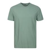 Katoenen Half-Sleeve T-Shirt Zanone , Green , Heren