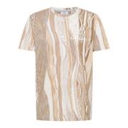 Uniek Allover-Print T-shirt Carlo Colucci , Multicolor , Heren