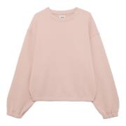 Roze Katoenen Cropped Sweater Autry , Pink , Dames