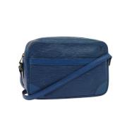 Pre-owned Leather louis-vuitton-bags Louis Vuitton Vintage , Blue , Da...