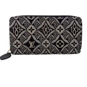 Pre-owned Canvas wallets Louis Vuitton Vintage , Black , Dames