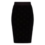 Stijlvolle Rok voor Vrouwen Dolce & Gabbana , Black , Dames