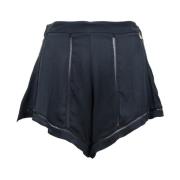 Gouden Rits Shorts Elisabetta Franchi , Black , Dames