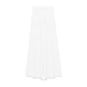 Ninfa Wijde Pijp Broek Wit Max Mara , White , Dames