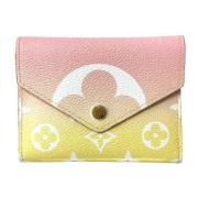 Pre-owned Canvas wallets Louis Vuitton Vintage , Pink , Dames