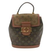 Pre-owned Canvas backpacks Louis Vuitton Vintage , Brown , Dames