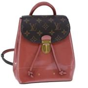 Pre-owned Canvas backpacks Louis Vuitton Vintage , Brown , Dames