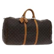 Pre-owned Canvas travel-bags Louis Vuitton Vintage , Brown , Dames