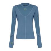 Logo Top Adidas by Stella McCartney , Blue , Dames