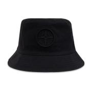 Pet met logo Stone Island , Black , Heren