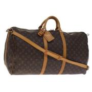 Pre-owned Canvas travel-bags Louis Vuitton Vintage , Brown , Dames