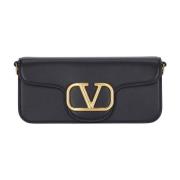 Locò Schoudertas Valentino Garavani , Black , Dames