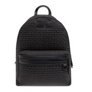 Rugzak met monogram Emporio Armani , Black , Heren