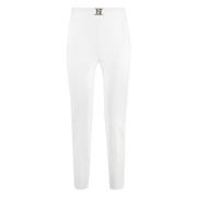 Trousers Elisabetta Franchi , White , Dames