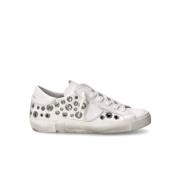 Geperforeerde leren sneakers voor vrouwen Philippe Model , White , Dam...