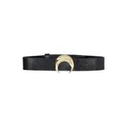 Maan Choker Riem Marine Serre , Black , Dames