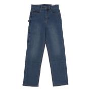 Relaxed Carpenter Heren Jeans Donker Steen CAT , Blue , Heren