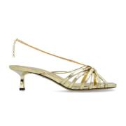 Sandalettes met hak 'Nico' Golden Goose , Yellow , Dames