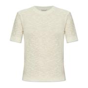 Trui met glinsterend garen Moncler , Beige , Dames