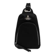 Rugzak met logo Vivienne Westwood , Black , Dames