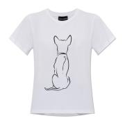 T-shirt uit de collectie Emporio Armani , White , Dames