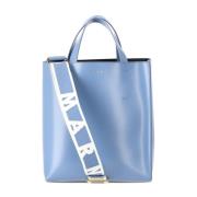 Elegante Museo Tote Bag Marni , Blue , Dames