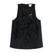 Top met bloemenmotief Forte Forte , Black , Dames