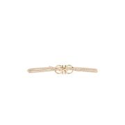 Gevlochten riem Salvatore Ferragamo , Beige , Dames