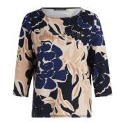 Bloemen sweatshirt met 3/4 mouwen Betty Barclay , Multicolor , Dames