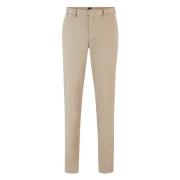 Beige Open Trousers Hugo Boss , Beige , Heren