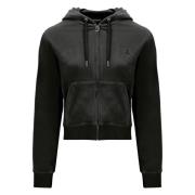 Klassieke Robertson Hoodie in Zwart Juicy Couture , Black , Dames