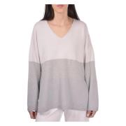 Casual Gebreide Pullover Sweater Gran Sasso , Multicolor , Dames