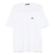 Optisch Wit T-shirt Dolce & Gabbana , White , Heren