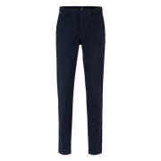 Donkerblauwe Stijlvolle Broek Hugo Boss , Blue , Heren