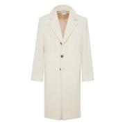 Elegante Wollen Jas Cqe69 Brunello Cucinelli , Beige , Heren