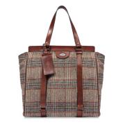 Klassieke Tote Tas The Bridge , Brown , Dames