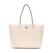 Brie MC Graw Leren Crossbody Tas Tory Burch , Beige , Dames