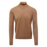 Cyclist Style Coltrui Knitwear Gran Sasso , Brown , Heren