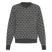 Grijze Crew Neck Sweater Givenchy , Gray , Heren