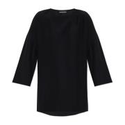 Top met zijgleuven Emporio Armani , Black , Dames