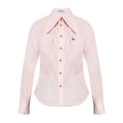 Shirt met logo Vivienne Westwood , Pink , Dames