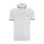 Heren Knoop Polo Shirt Fay , White , Heren