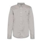 Hawthorne Shirt AllSaints , Gray , Heren