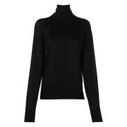 Stijlvolle Sweater voor Mannen en Vrouwen Jil Sander , Black , Dames