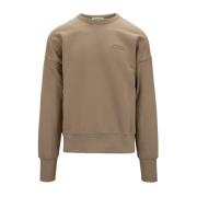 Heren Pullover Sweatshirt met Geborduurd Logo Alexander McQueen , Brow...