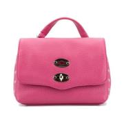 Veelzijdige Tas met Dubbele Sluiting Zanellato , Pink , Dames