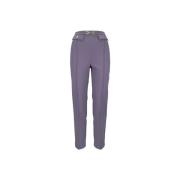 Gouden knoop ritsbroek Elisabetta Franchi , Purple , Dames