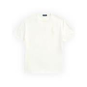 Custom Slim-Fit Katoenen T-Shirt Polo Ralph Lauren , Beige , Heren