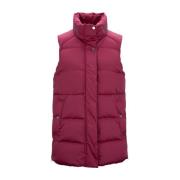 Gewatteerd Vest met Rits voor Dames Woolrich , Red , Dames