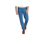 Denim Canvas Jeans Rits Zakken L'Exception Paris , Blue , Heren